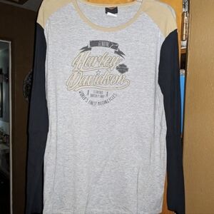 Harley Davidson Long Sleeve Shirt Biker Shirt Pullover